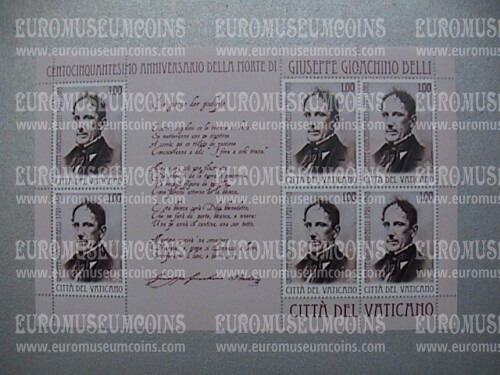 2013 Vaticano Belli minifoglio 
