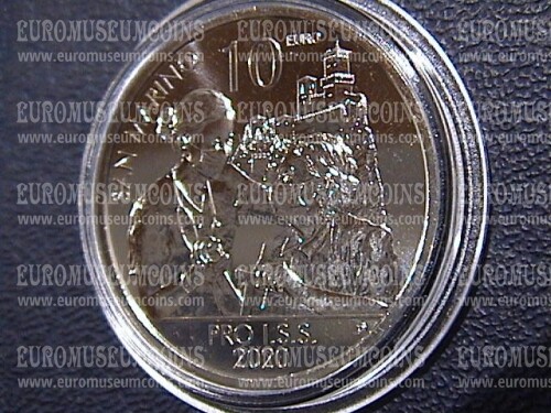 2020 San Marino moneta da 10 euro PRO I.S.S. 