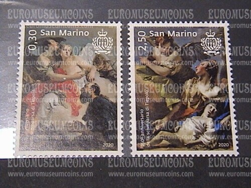 2020 San Marino 250° Giambattista Tiepolo serie 2 valori