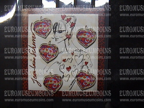 2006 Francia foglietto San Valentino : Jean Louis Scherrer