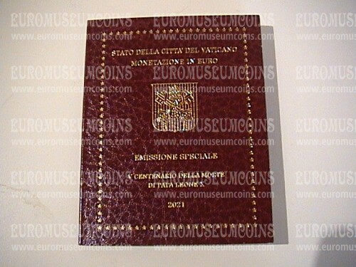2021 Vaticano divisionale con 5 euro FDC in folder ufficiale  