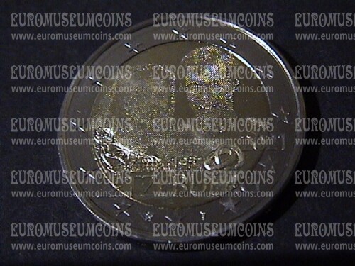 Lussemburgo 2021 40° Matrimonio Granduca Enrico - Maria Teresa 2 Euro commemorativo olografico