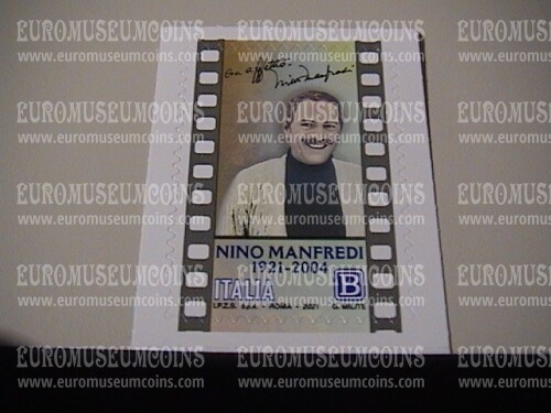 2021 francobollo Italia centenario nascita Nino Manfredi