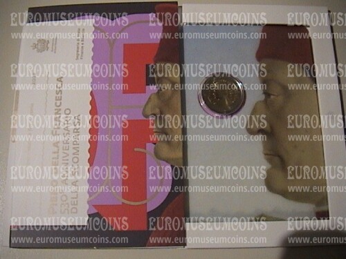 San Marino 2022 Piero della Francesca 2 euro commemorativo in folder ufficiale