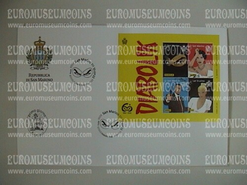 2022 busta FDC San Marino BF 40° anniversario fumetto Diabolik