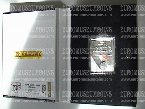 2022 Italia 5 Euro FDC Figurine Panini Serie Eccellenze Italiane Bianca