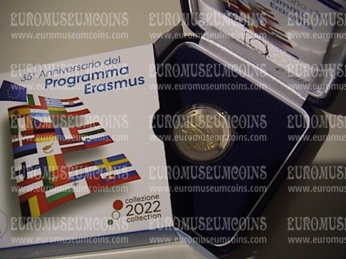 Italia 2022 Erasmus 2 euro commemorativo Proof