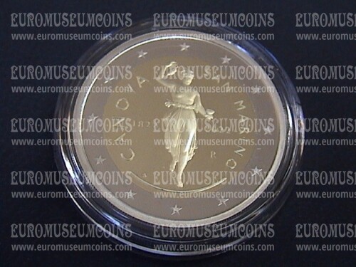 San Marino 2022 Canova 2 euro commemorativo proof in capsula