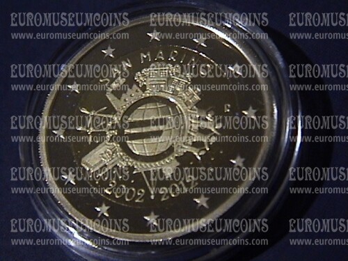 San Marino 2012 TYE 2 euro commemorativo proof in capsula