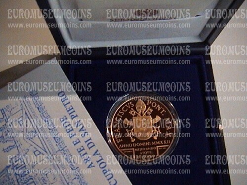 Vaticano 2022 20 euro in rame proof San Pietro ( Arte e Fede )