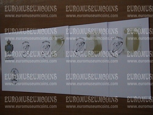 2023 buste FDC San Marino donne nella scienza 3v