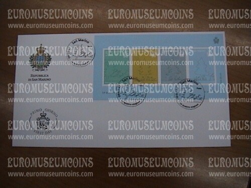 2023 busta FDC San Marino le quattro stagioni  BF 