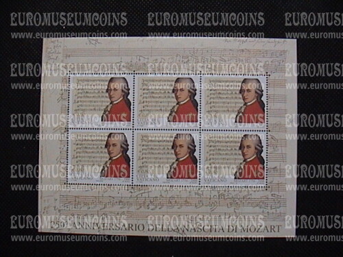 2006 Vaticano Wolfgang Amadeus Mozart BF