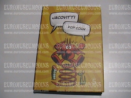 2024 Italia 5 Euro FDC Pop Corn serie fumetti Jacovitti