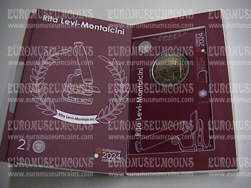 Italia 2024 Rita Levi Montalcini 2 euro commemorativo in coincard
