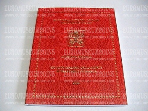 2024 Vaticano divisionale con 5 euro FDC in folder ufficiale  