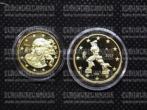 2007 Italia 10 + 20 centesimi di Euro Proof  
