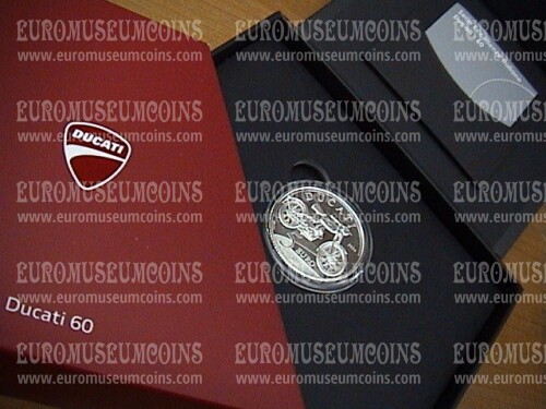 2024 Italia 5 Euro FDC Ducati Serie Eccellenze Italiane Cucciolo 60
