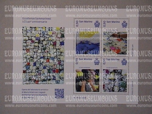 2024 foglietto San Marino 40° anniversario LCS