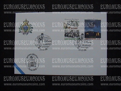 2008 FDC Scrittori San Marino