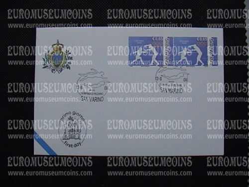 2008 FDC Pechino San Marino