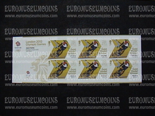 2012 Gran Bretagna Medaglie d' oro Olimpiadi di Londra Libretto 18 Ciclismo su pista