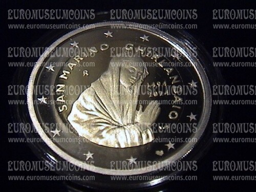 San Marino 2024 Ghirlandaio 2 euro commemorativo da divisionale proof