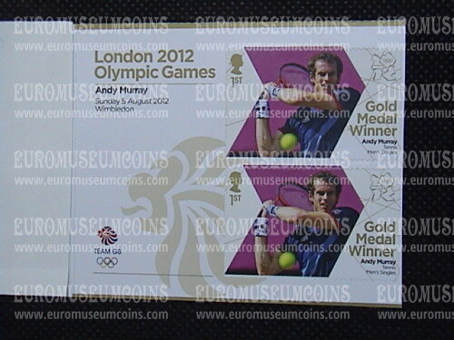 2012 Gran Bretagna Medaglie d' oro Olimpiadi di Londra 16 Tennis