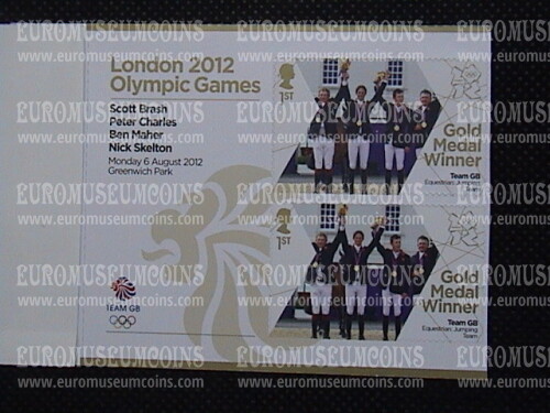 2012 Gran Bretagna Medaglie d' oro Olimpiadi di Londra 17 Equitazione