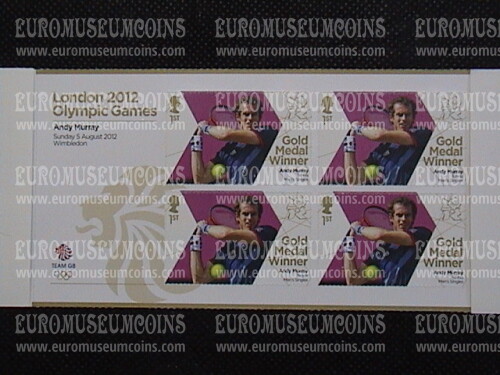 2012 Gran Bretagna Medaglie d' oro Olimpiadi di Londra Quartina 16 Tennis