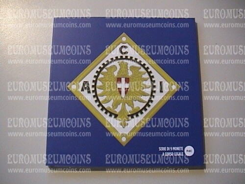 2025 Italia divisionale con 5 euro in argento ACI FDC in folder ufficiale