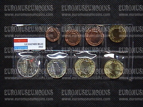 2012 Lussemburgo serietta in blister