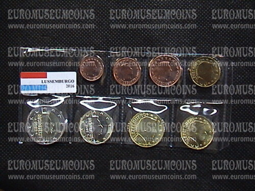 2016 Lussemburgo serietta in blister