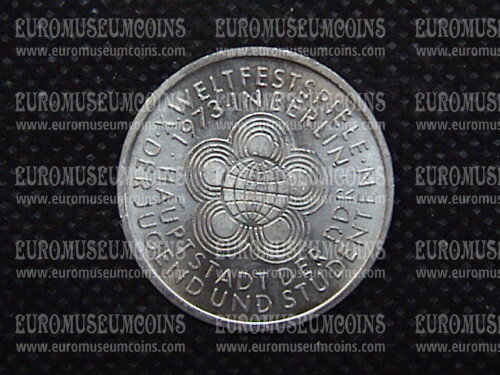 1973 Germania DDR World Festival 10 Marchi