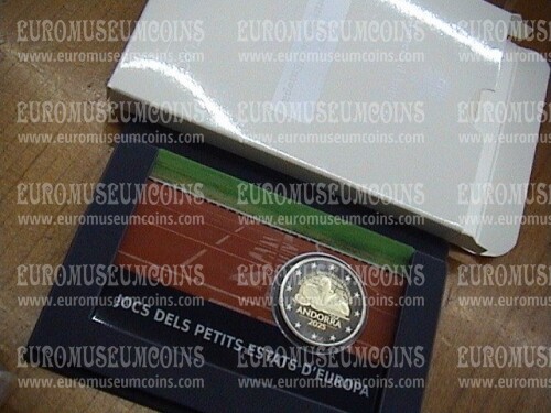 Andorra 2025 FS giochi piccoli stati 2 euro commemorativo in coincard