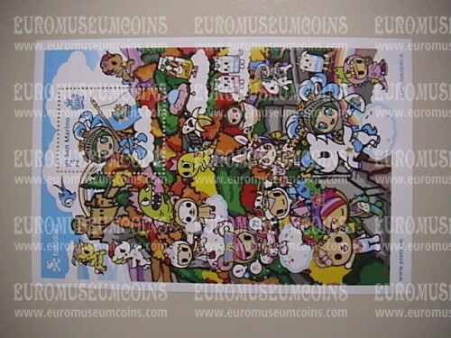 San Marino 2026 tokidoki foglietto bf