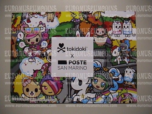 San Marino 2026 tokidoki folder con foglietto bf