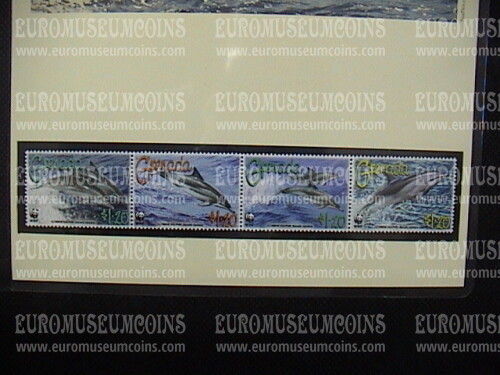 2007 Grenada serie WWF Stenella Climene 4 valori