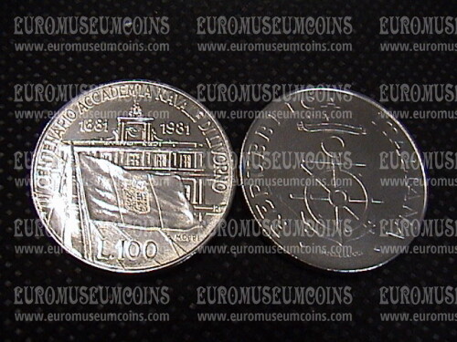 1981 Italia 100 Lire Accademia Navale FDC