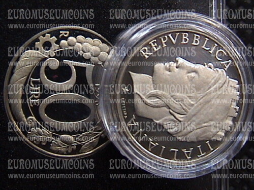 50 Lire Italia Turrita Proof