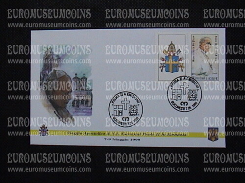 1999 Romania S.S.Giovanni Paolo II Viaggio Apostolico
