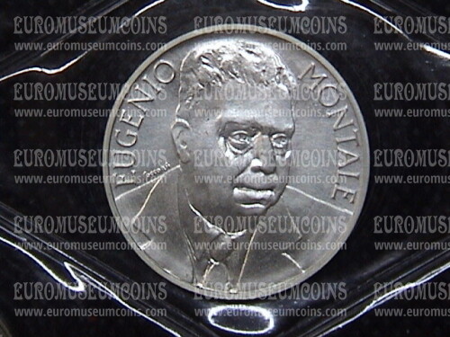1996 Italia 1000 Lire FDC argento Montale