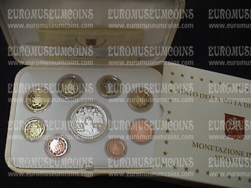2017 Vaticano divisionale Proof in cofanetto ufficiale nuova effige