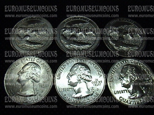 2017 USA Effigy Mounds Iowa zecca P D S quarti di dollaro Parchi