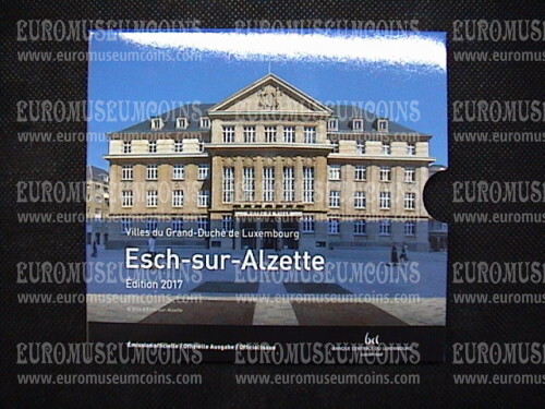 2017 Lussemburgo divisionale FDC in confezione ufficiale ESCH sur Alzette