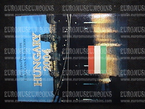 2004 Ungheria serie prova euro coins  
