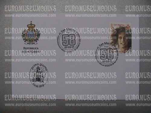2017 FDC Marco Simoncelli San Marino 1v