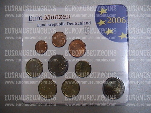 2006 Germania serie divisionale zecca G blister ufficiale FDC