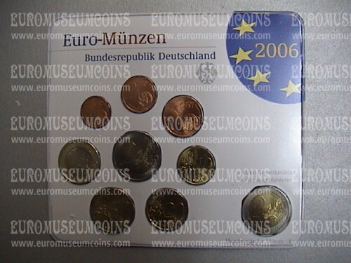 2006 Germania serie divisionale zecca J blister ufficiale FDC