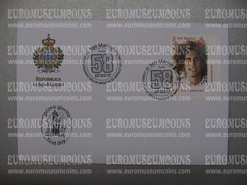 2017 FDC Marco Simoncelli San Marino 1v app aasfn